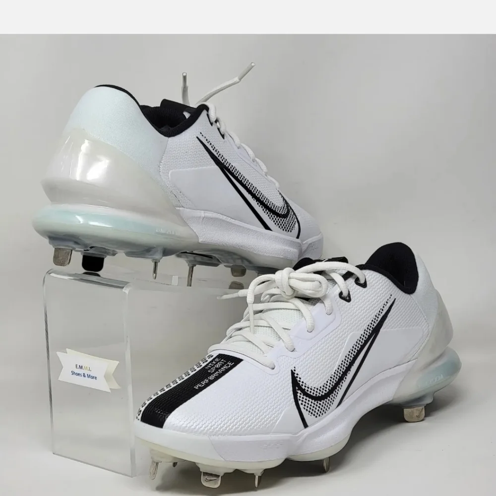 Nike Force Zoom Trout 7 Men Pro Baseball Cleats CQ7224 101 White/Black New Multi